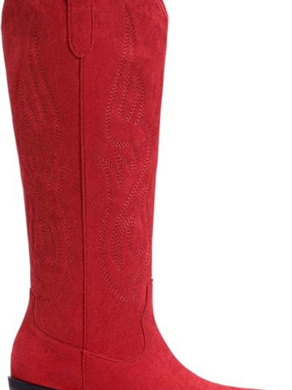 Cowboy Boots for Women - Knee High Wide Calf Cowgirl Boots - Picture 3 of 5